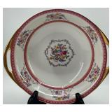 Haviland France Rosemont Porcelain Dinnerware Set with Floral Pattern and Gold Trim