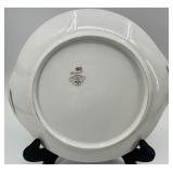 Haviland France Rosemont Porcelain Dinnerware Set with Floral Pattern and Gold Trim