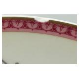 Haviland France Rosemont Fine China Dinnerware Set with Pink Trim
