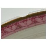 Haviland France Rosemont Fine China Dinnerware Set with Pink Trim