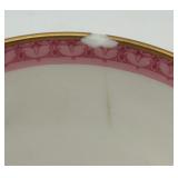 Haviland France Rosemont Fine China Dinnerware Set with Pink Trim