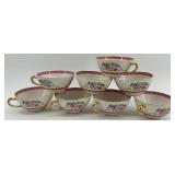 Haviland France Rosemont Fine China Dinnerware Set with Pink Trim