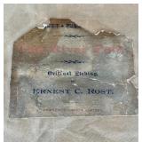 Framed Original Etching The River Path by Ernest C. Rost