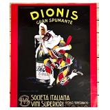 Set of 3 Vintage Style Art Posters: Chat Noir, Dionis Gran Spumante, Sauvion