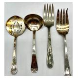 HERALDIC 1847 Rogers Bros XS Triple Silverplate Flatware Set with Serving Pieces and Chest