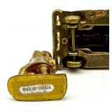 Vintage Brass Decor Collection with Figures, Car, Candle Holders, and More