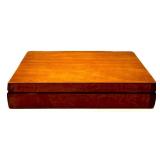 Assorted Silverplate and Stainless Flatware Collection with Wooden Storage Case