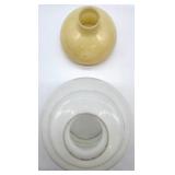 Collection of 13 Assorted Vintage Glass Lamp Shades and Globes