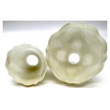 Collection of 13 Assorted Vintage Glass Lamp Shades and Globes