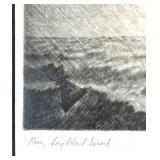 Framed 1930 Ray Kaufman Etching 