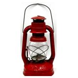 Pair of Vintage Dietz Oil Lanterns Red and Blue NY USA