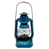 Pair of Vintage Dietz Oil Lanterns Red and Blue NY USA