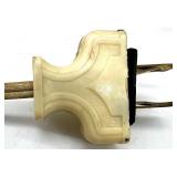 Green Bay Packers Vintage Football Player Figurine Table Lamp with Wooden Base