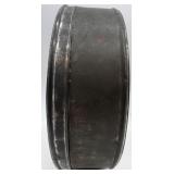 Collection of Vintage Metal Tins, Kitchen Spice Bottles, Car Emblems, and Kodak Film Reel