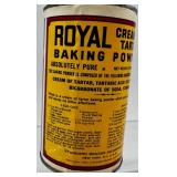 Collection of Vintage Metal Tins, Kitchen Spice Bottles, Car Emblems, and Kodak Film Reel