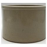 Vintage 3-Tier Metal Stand with Robinson Ransbottom Stoneware Crock and 2 Miniature BI Jars