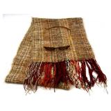 Clic Tortoise Shell Magnetic Reader Glasses and Woven Wool Scarf Set