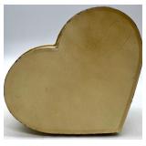 Vintage Books Collection with Heart-Shaped Box and Amber Glass Dish