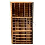 Vintage Keystone Wood Printer Type Tray Drawer with Handle