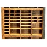 Vintage Keystone Wood Printer Type Tray Drawer with Handle