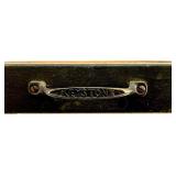 Vintage Keystone Wood Printer Type Tray Drawer with Handle