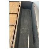 Antique Wooden Locking Storage Box with Brass Hardware and Handle