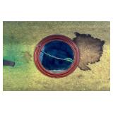 Vintage Wood Machinist Tool Chest with Drawers and Mirror