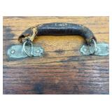 Vintage Wood Machinist Tool Chest with Drawers and Mirror