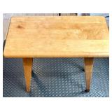 Wooden Mid-Century Modern Rectangular Side Table