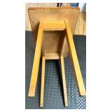 Wooden Mid-Century Modern Rectangular Side Table