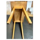 Wooden Mid-Century Modern Rectangular Side Table