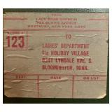 Vintage Industrial 10-Drawer Metal Storage Cabinet