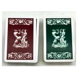 Vintage Card Games Lot with Rook Set, KEM Double Deck, and Matchbooks Collection