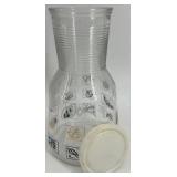 Vintage Cheese Box, Glass Carafe Set, Bank Bag, U.S. Mint Bag, and Star Architectural Pieces