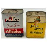 Vintage Mixed Lot: Cast Iron Trivet, Horse Pull Toy, Spice Tins, Glass Insulators, and Collectible Containers