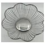 Collection of Silverplate Serving Pieces with Glass Inserts