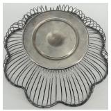 Collection of Silverplate Serving Pieces with Glass Inserts