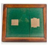 Antique Double-Sided Wooden Contact Printing Frame with Hinged Back