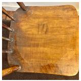 Vintage Wooden Spindle Back Dining Chair