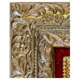 Victorian Portrait of Susan Corrigan in Ornate Gold Gilt Frame