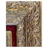 Victorian Portrait of Susan Corrigan in Ornate Gold Gilt Frame