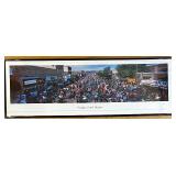 Panoramic Framed Print of Sturgis Motorcycle Rally Main Street, Sturgis, South Dakota