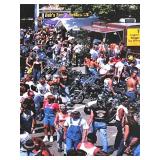 Panoramic Framed Print of Sturgis Motorcycle Rally Main Street, Sturgis, South Dakota