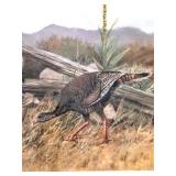 Owen J. Gromme Signed and Numbered 3200/9500 Wild Turkey Framed Art Print