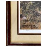 Owen J. Gromme Signed and Numbered 3200/9500 Wild Turkey Framed Art Print