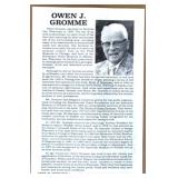 Owen J. Gromme Signed and Numbered 3200/9500 Wild Turkey Framed Art Print