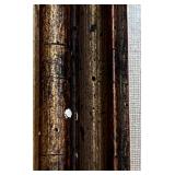 Framed Hand-Colored Engraving Dudley Castle Gate with Figures