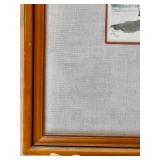 Framed Limited Edition Watercolor Print by G. Helbusch Signed and Numbered 153/350