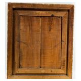 Antique Framed Portrait Painting of Child with Ornate Artisan Made Gilt Frame