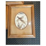 Set of 3 Framed Art Prints with Wood Frames